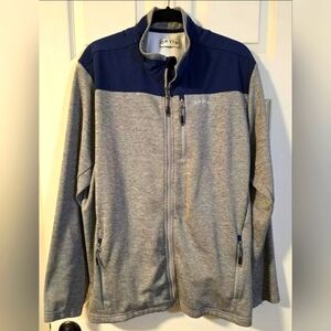 ORVIS Men's Fleece Full Zip Jacket Gray  Sz XL